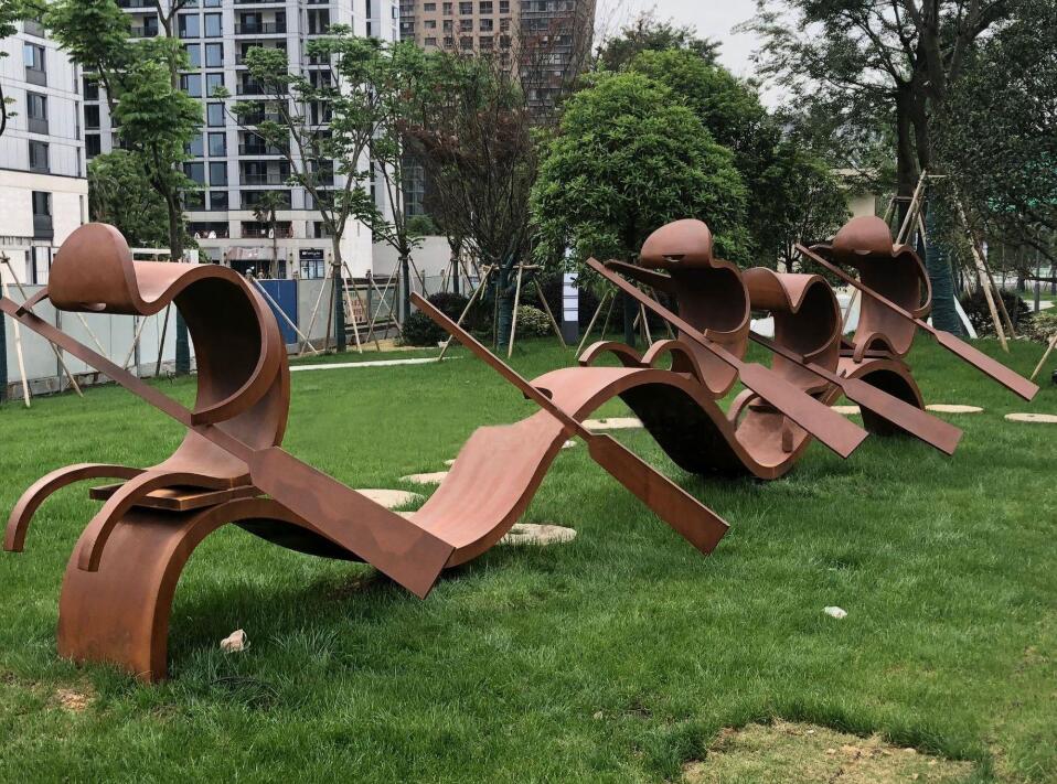 尼木锈钢板造型