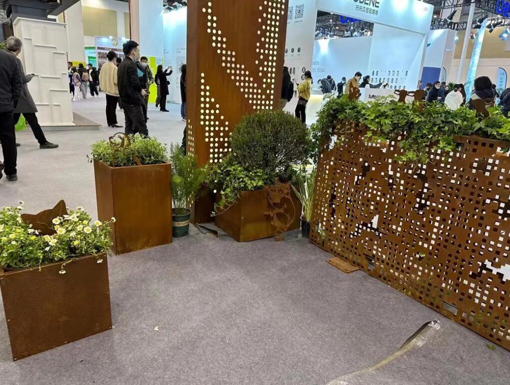 尼木耐候钢花箱