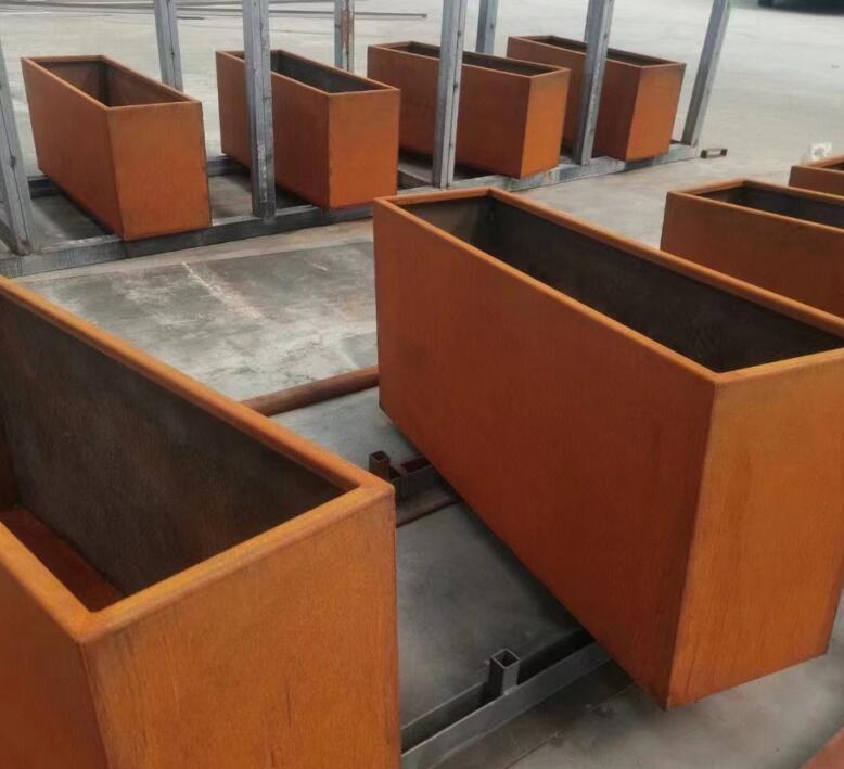 尼木耐候钢花箱