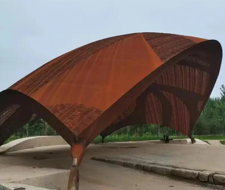 尼木耐候钢幕墙案例